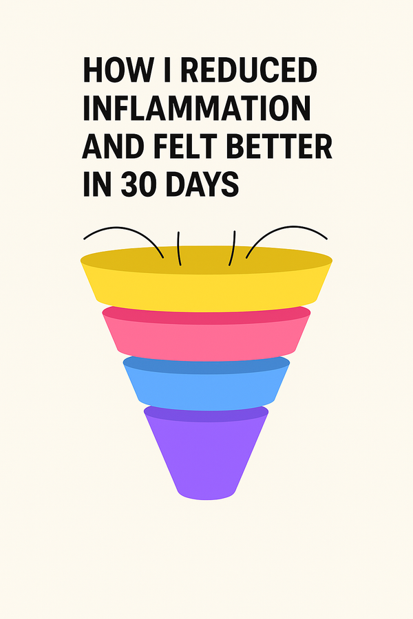 How I Reduced Inflammation and Felt Better in 30 Days