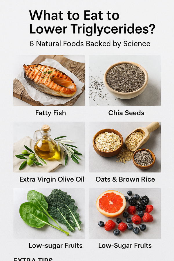 What to Eat to Lower Triglycerides? 6 Natural Foods Backed by Science