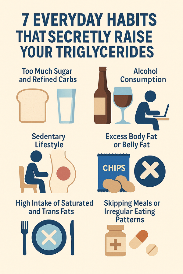 7 Everyday Habits That Secretly Raise Your Triglycerides (and How to Fix Them)