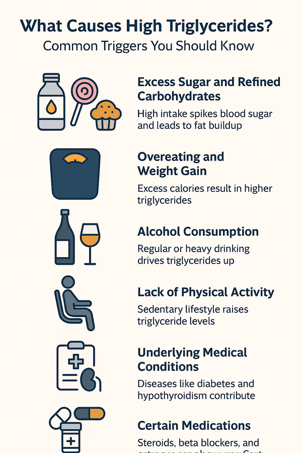 What Causes High Triglycerides? Common Triggers You Should Know