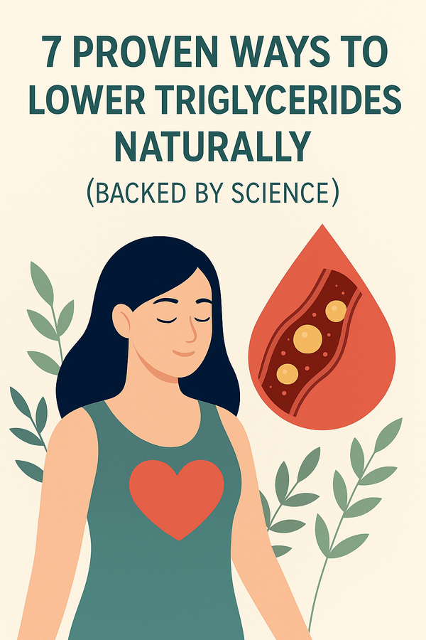 7 Proven Ways to Lower Triglycerides Naturally (Backed by Science)
